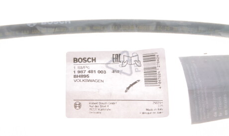 Фото 2 - Гальмівний шланг BOSCH 1 987 481 003