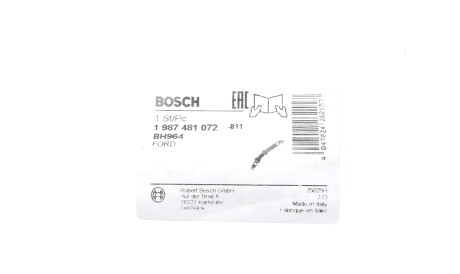 Фото 2 - Тормозной шланг BOSCH 1 987 481 072