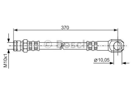 Тормозной шланг - (6314280035, A6314280035) BOSCH 1 987 481 094