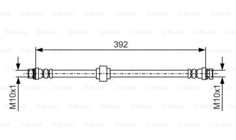 Шлангопровод - (7701052356, 7701052536) BOSCH 1987481188