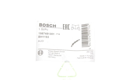 Фото 2 - Гальмівний шланг BOSCH 1 987 481 301 (1987481301)