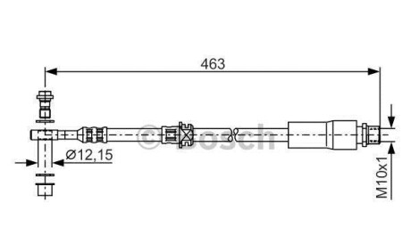 Тормозной шланг - BOSCH 1987481317