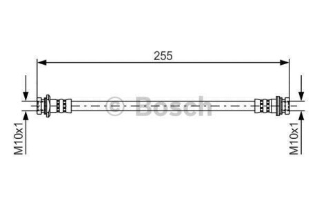 Тормозной шланг - (462114A00B, 5156065D00, 5156067D00) BOSCH 1 987 481 402