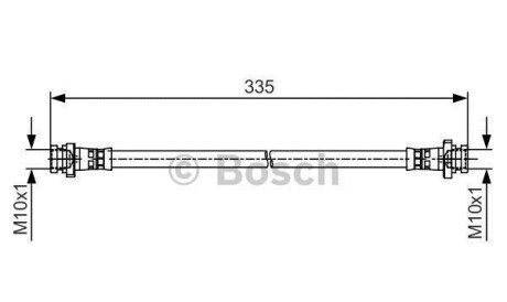 Тормозной шланг - BOSCH 1987481477