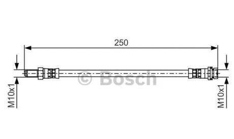 Тормозной шланг - BOSCH 1987481489