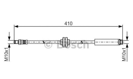 Тормозной шланг - BOSCH 1987481492