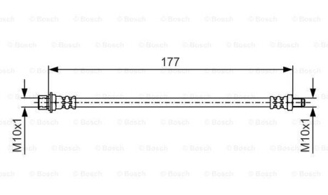 Шлангопровод - BOSCH 1987481527