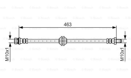 Шлангопровод - BOSCH 1987481544