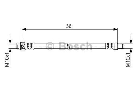 Шлангопровод - BOSCH 1987481600