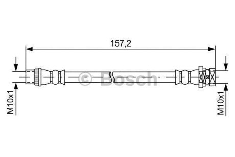 Шлангопровод - (462104088R) BOSCH 1 987 481 624