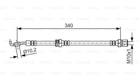 Шлангопровод - BOSCH 1987481627