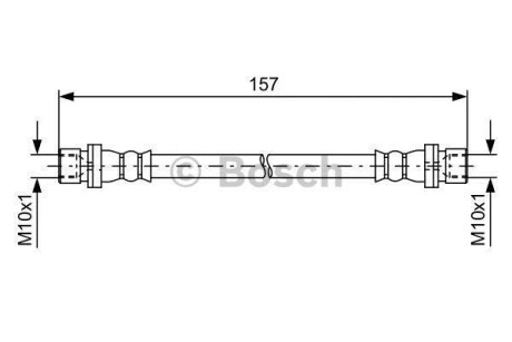 Шлангопровод - (90947W2015) BOSCH 1 987 481 642