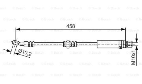 Шлангопровод - BOSCH 1987481661