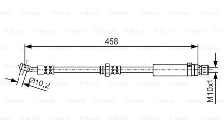 Шлангопровод - BOSCH 1987481663