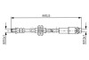 Шланг гальмівний (задній) Ford C-Max II/Focus III 10-20 (L=420mm) - (1681131, AV612282AC) BOSCH 1987481668 (фото 1)