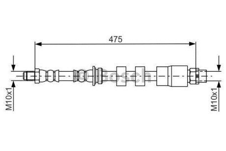 Шлангопровод - BOSCH 1 987 481 678
