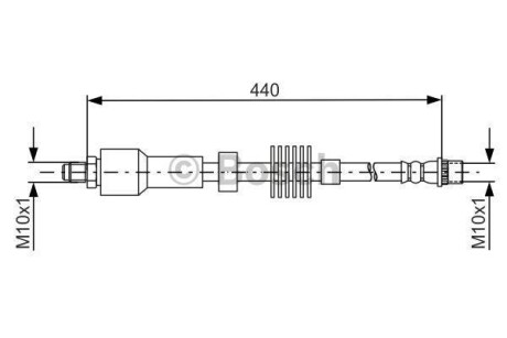 Шлангопровод - (4806N6) BOSCH 1 987 481 688