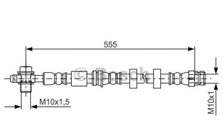 Шлангопровод - BOSCH 1987481694