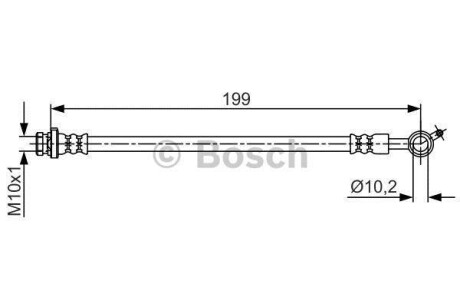 Шлангопровод - BOSCH 1 987 481 699