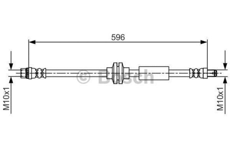 Шлангопровод - (4420116, 4406251, 4423000Q0M) BOSCH 1 987 481 708