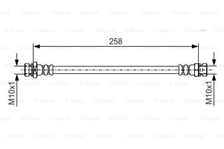 Шлангопровод - (mr449101) BOSCH 1 987 481 725