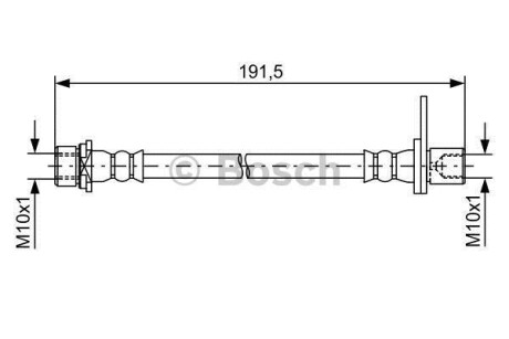 Шлангопровод - (90947W2014) BOSCH 1 987 481 738