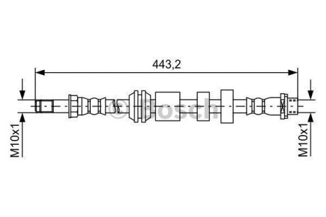 Шлангопровод - BOSCH 1 987 481 740