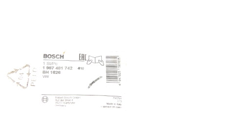 Фото 2 - Гальмівний шланг BOSCH 1987481742