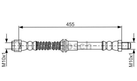 Шланг гальмівний - BOSCH 1987481747