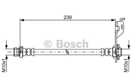 Шлангопровод - BOSCH 1987481761