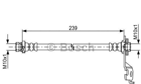 Шлангопровод - (5873807000, 5873707000) BOSCH 1987481764