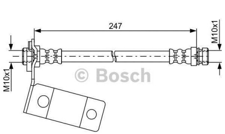 Шлангопровод - BOSCH 1987481765