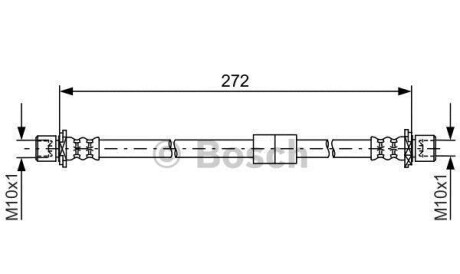 Шлангопровод - BOSCH 1987481775