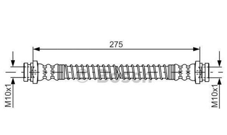 Шлангопровод - BOSCH 1987481802