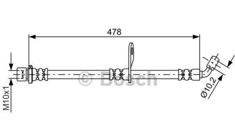 Шлангопровод - BOSCH 1987481815