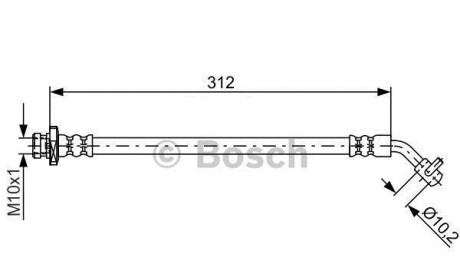 Шлангопровод - (46210EB01A, 46210EB320) BOSCH 1987481824