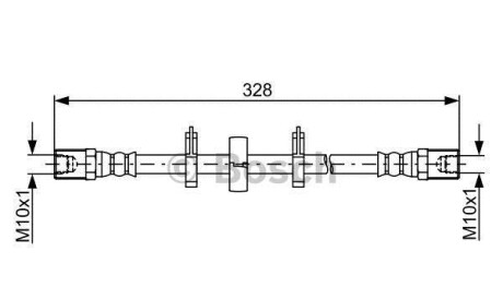 Шлангопровод - BOSCH 1987481849