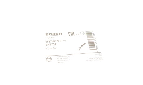 Фото 2 - Гальмівний шланг BOSCH 1 987 481 870 (1987481870)