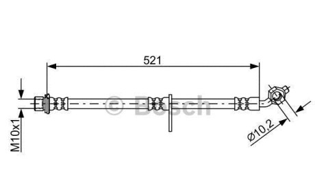 Шлангопровод - BOSCH 1987481907