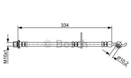 Шлангопровод - (90947W2039) BOSCH 1987481930