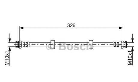 Шлангопровод - (lc6243810b) BOSCH 1987481955