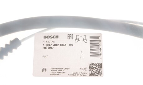 Фото 2 - Трос ручного тормоза BOSCH 1 987 482 003 (1987482003)