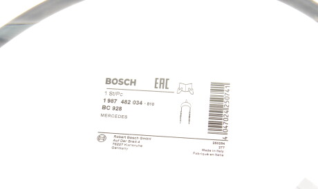 Фото 2 - Трос ручного гальма BOSCH 1 987 482 034 (1987482034)