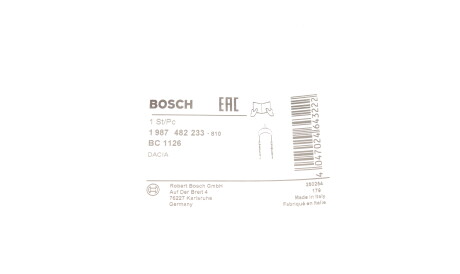 Фото 2 - Трос ручного гальма BOSCH 1 987 482 233 (1987482233)