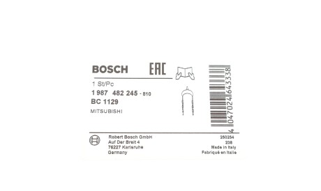 Фото 2 - Трос ручного тормоза BOSCH 1 987 482 245 (1987482245)