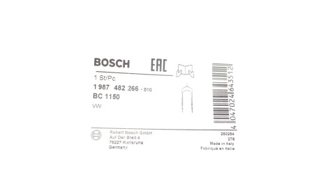 Фото 2 - Трос ручного тормоза BOSCH 1 987 482 266 (1987482266)