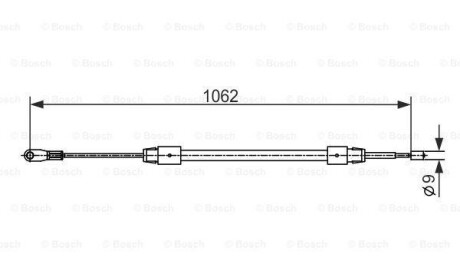 Трос - BOSCH 1987482538