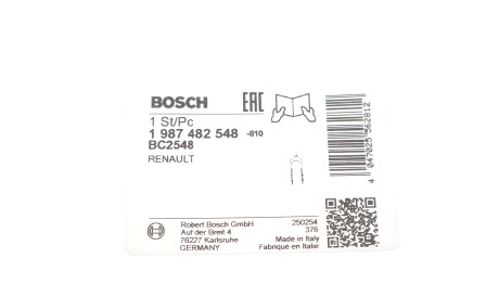 Фото 2 - Трос ручного тормоза BOSCH 1 987 482 548 (1987482548)