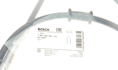 Фото 2 - Трос ручного гальма BOSCH 1 987 482 590 (1987482590)