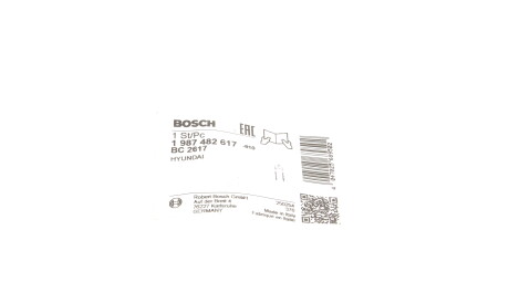 Фото 2 - Трос ручного тормоза BOSCH 1 987 482 617 (1987482617)
